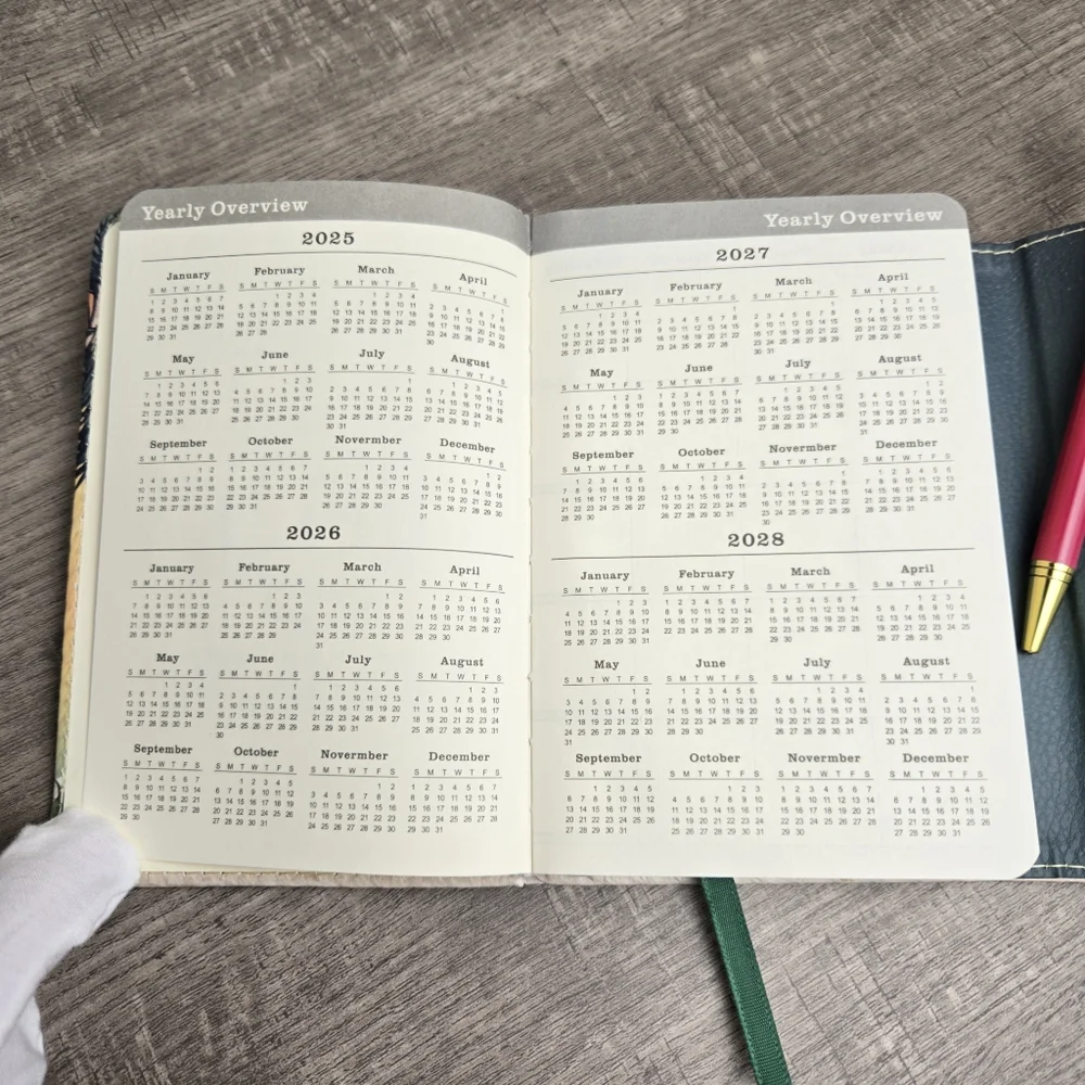 Set of 2 Nicole Lee Monthly Planner Notebook Journal Agenda 